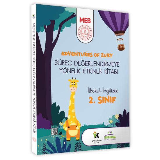 2025 MEB İlkokul 2.Sınıf İNGİLİZCE Süreç Değerlendirmeye Yönelik Etkinlik Kitabı(A4 Boyutlu Renkli)
