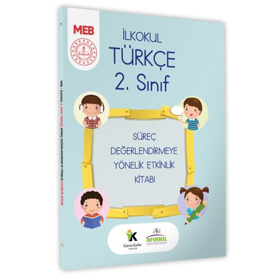 2025 MEB İlkokul 2. Sınıf Türkçe Süreç Değerlendirmeye Yönelik Etkinlik Kitabı (A4 Boyutlu Renkli)