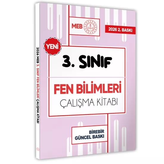 2026 MEB ÖDM İlkokul 3.Sınıf FEN BİLİMLERİ Çalışma Kitabı Alıştırmalı Soru Bankası BASKI ÜCRETİ