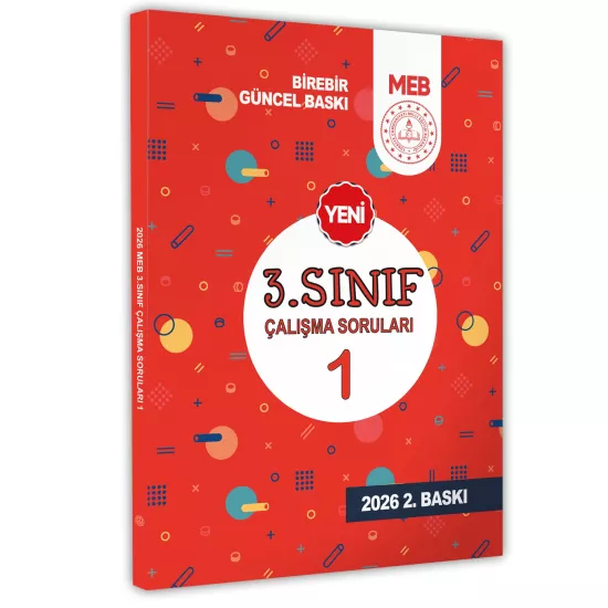 2026 MEB İlkokul 3.Sınıf Çalışma Soruları 1 Tüm Dersler Kazanım Pekiştirme Kitabı BASKI ÜCRETİ