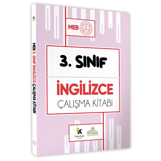 2025 MEB ÖDM İlkokul 3.Sınıf İNGİLİZCE Çalışma Kitabı Alıştırmalı/Etkinlikli Soru Bankası(A4 Renkli)