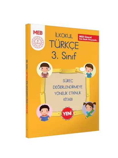 MEB İlkokul 3.Sınıf Türkçe Süreç Değerlendirmeye Yönelik Etkinlik Kitabı BASKI ÜCRETİ