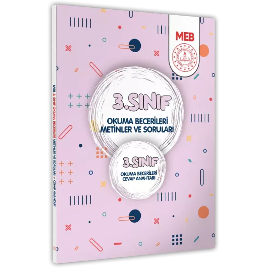 2025 MEB İlkokul 3.Sınıf Okuma Becerileri Metinler ve Soruları Çözüm kitapçık ilaveli BASKI ÜCRETİ