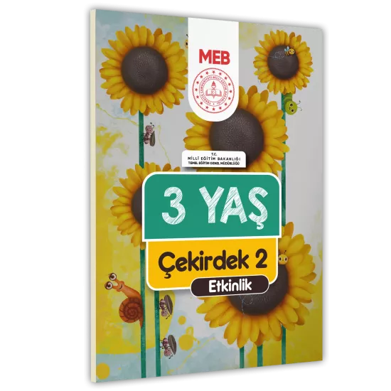 3 Yaş Okul Öncesi MEB Etkinlik Kitabı Çekirdek 2 Eğlenceli ve Öğretici Aktiviteler (A4 Renkli)