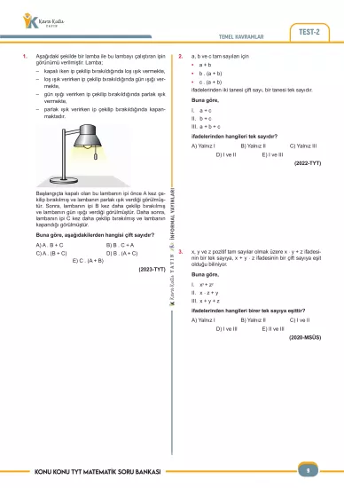 2026 YKS-TYT Matematik-Geometri ÖSYM Çıkmış Soru Bankası Konu Konu Son 8 Yıl Video Çözümlü
