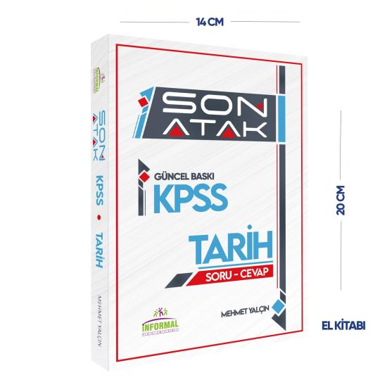 2025 İnformal Yayınları KPSS TARİH Son Atak SORU-CEVAP Pratik Bilgi CEP BOY Kitabı