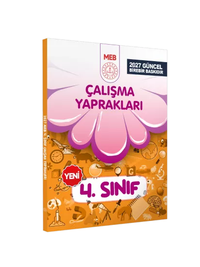 2027 MEB İlkokul 4.Sınıf Çalışma Yaprakları TÜM DERSLER Etkinlikli Eğlenceli S. Bankası BASKI ÜCRETİ