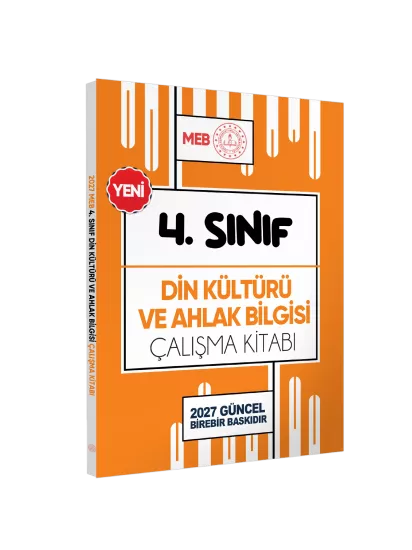 2027 MEB ÖDM İlkokul 4.Sınıf DİN KÜLTÜRÜ VE AHLAK BİLGİSİ Çalışma Kitabı Soru Bankası  BASKI ÜCRETİ