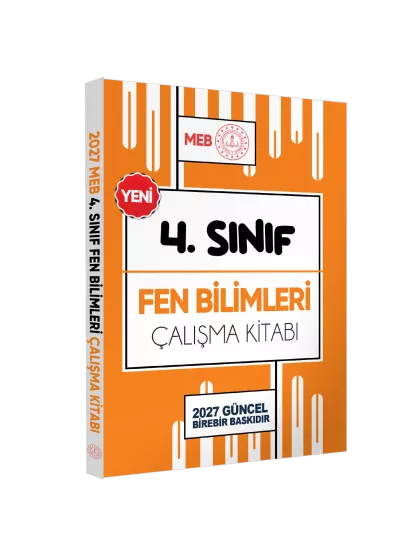 2027 MEB ÖDM İlkokul 4.Sınıf FEN BİLİMLERİ Çalışma Kitabı Alıştırmalı Soru Bankası BASKI ÜCRETİ