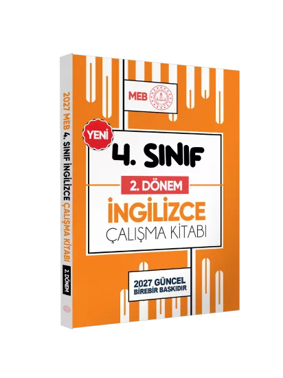 2027 MEB ÖDM İlkokul 4.Sınıf İNGİLİZCE 2.DÖNEM Çalışma Kitabı Alıştırmalı Soru Bankası BASKI ÜCRETİ