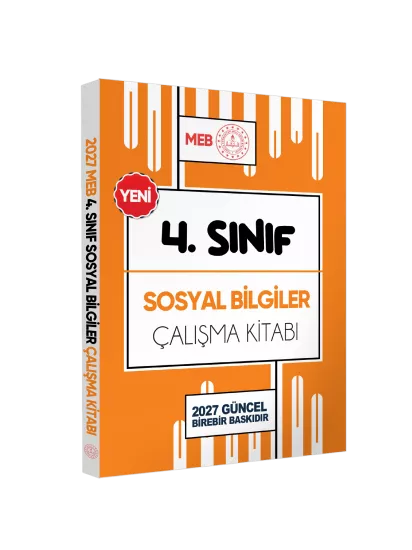 2027 MEB ÖDM İlkokul 4.Sınıf SOSYAL BİLGİLER Çalışma Kitabı Alıştırmalı Soru Bankası  BASKI ÜCRETİ