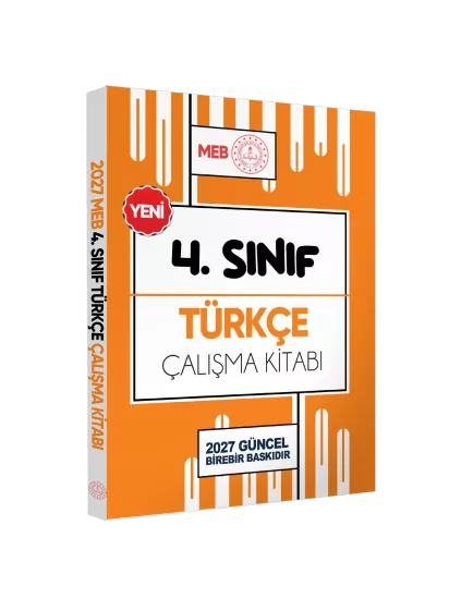 2027 MEB ÖDM İlkokul 4.Sınıf TÜRKÇE Çalışma Kitabı Alıştırmalı/Etkinlikli Soru Bankası BASKI ÜCRETİ