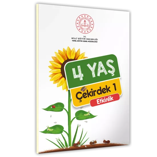 4 Yaş Okul Öncesi MEB Etkinlik Kitabı Çekirdek 1 Eğlenceli ve Öğretici Aktiviteler (A4 Renkli)