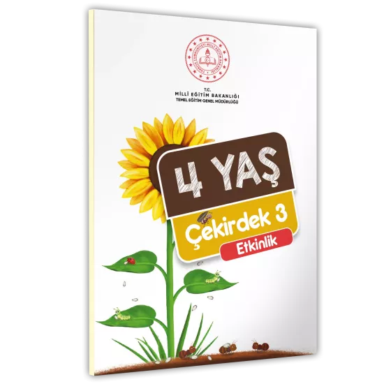 4 Yaş Okul Öncesi MEB Etkinlik Kitabı Çekirdek 3 Eğlenceli ve Öğretici Aktiviteler (A4 Renkli)
