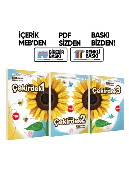 4 Yaş Okul Öncesi MEB Etkinlik Kitabı Çekirdek 3’lü Set Eğlenceli ve Öğretici Aktiviteler BASKI ÜCRETİ