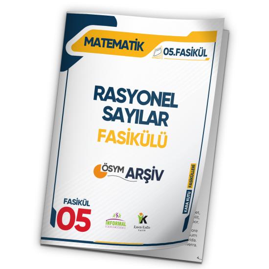 2025 DGS Matematik KaraKutu Rasyonel Sayılar 5.Fasikül ÖSYM Çıkmış Soru Bankası Modüler Set Çözüm