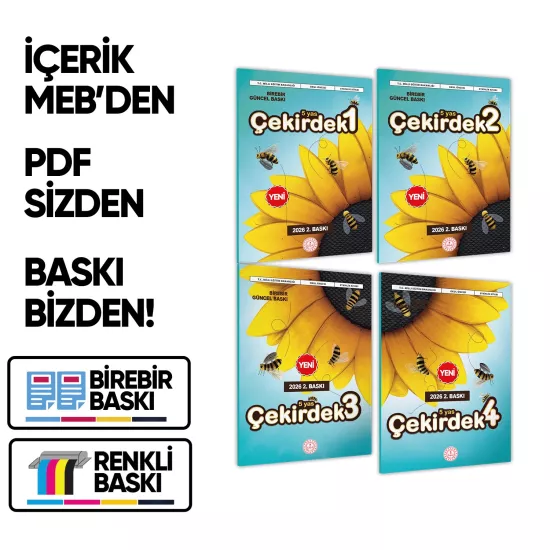 5 Yaş Okul Öncesi MEB Etkinlik Kitabı Çekirdek 4’lü Set Eğlenceli ve Öğretici Aktiviteler BASKI ÜCRETİ