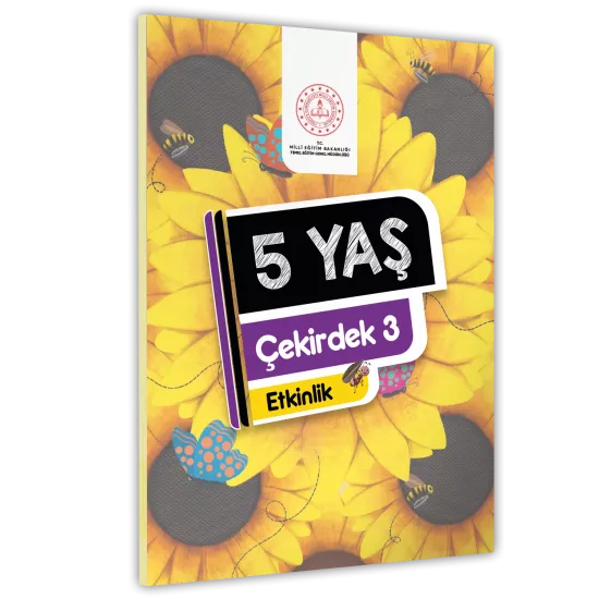 5 Yaş Okul Öncesi MEB Etkinlik Kitabı Çekirdek 3 Eğlenceli ve Öğretici Aktiviteler (A4 Renkli)