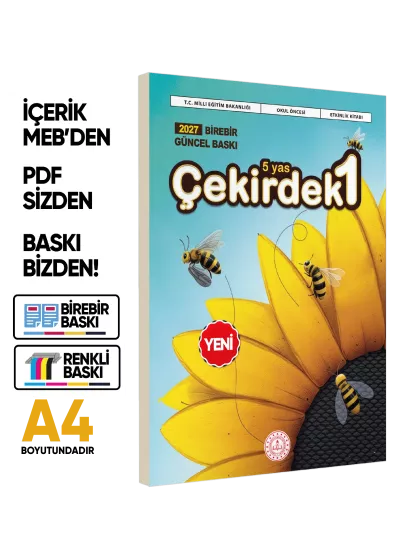 5 Yaş Okul Öncesi MEB Etkinlik Kitabı Çekirdek 4’lü Set Eğlenceli ve Öğretici Aktiviteler BASKI ÜCRETİ