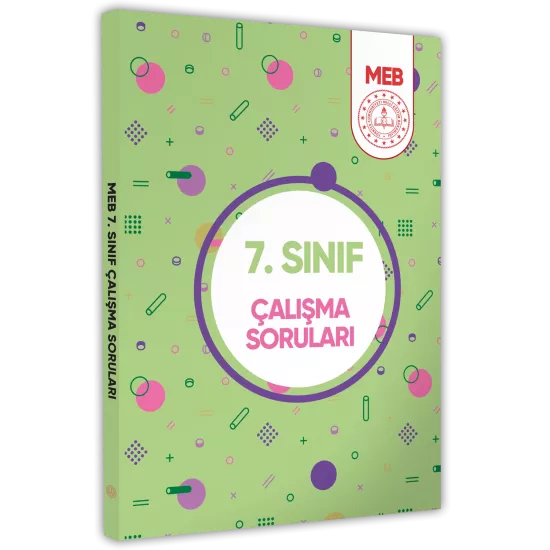 2025 7.Sınıf MEB Tüm Dersler Çalışma Soruları Soru Bankası (Renkli Baskı A4 Boyut)