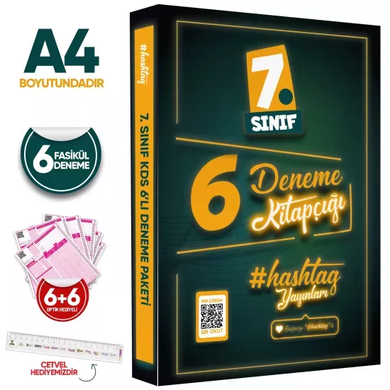 2026 7.Sınıf #hashtag Kazanım Değerlendirme Sınavı 6lı SARMAL Deneme Paketi Çözümlü Türkiye Geneli