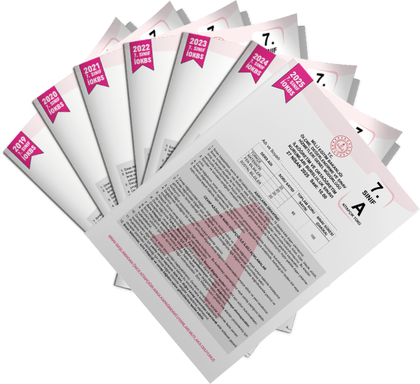 2026 7.Sınıf MEB İOKBS-BURSLULUK Çıkmış Soru Tıpkı Basım 7li Deneme Paketi Video Çözümlü Türkiye G.