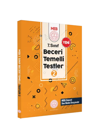 7.Sınıf MEB Beceri Temelli Testler 2. Kitap Örnek Soru Bankası BASKI ÜCRETİ