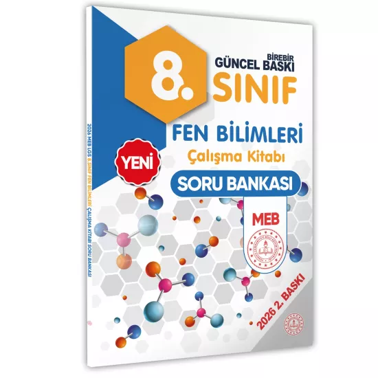 2026 8.Sınıf LGS Fen Bilimleri MEB ÇKS (Renkli Baskı A4 Boyutlu) BASKI ÜCRETİ
