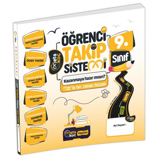 2025 9.Sınıf Metakoç Yayınları Öğrenci Takip Sistemi (40 Haftalık, Detaylı, Konu Soru Video Takip)