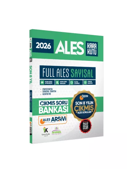 2026 FULL ALES SAYISAL ÖSYM Çıkmış Soru Bankası Son 8 Yıl Sadece ALES PDF/Video Çözümlü