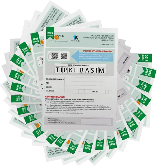 2026 ALES ÖSYM Tıpkı Basım EN EKONOMİK Çıkmış Soru 23lü Deneme Paketi Video/PDF Çözüm Türkiye Geneli