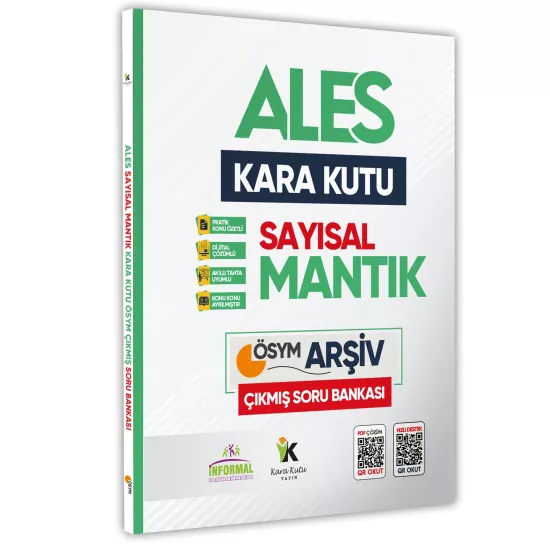 ALES Sayısal ve Sözel Mantığın Kara Kutusu İKİLİ SET Konu Özetli Tamamı Dijital Çözümlü Soru Bankası