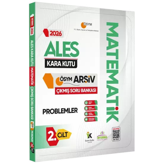 2026 ALES Kara Kutu PARAGRAF ve PROBLEMLER ÖSYM Çıkmış Soru Bankası 2li Set Konu Özetli Çözümlü