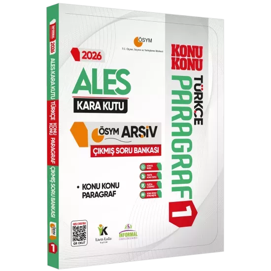 2026 ALES Türkçe Kara Kutusu Paragraf 3lü ALTIN SET ÖSYM Çıkmış Soru Bankası Konu Özetli Çözümlü