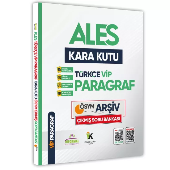 ALES Türkçe Özgün Asimetrik Paragraf-Çıkmış VİP Paragraf Soru Bankası Konu Özetli Çözümlü SB