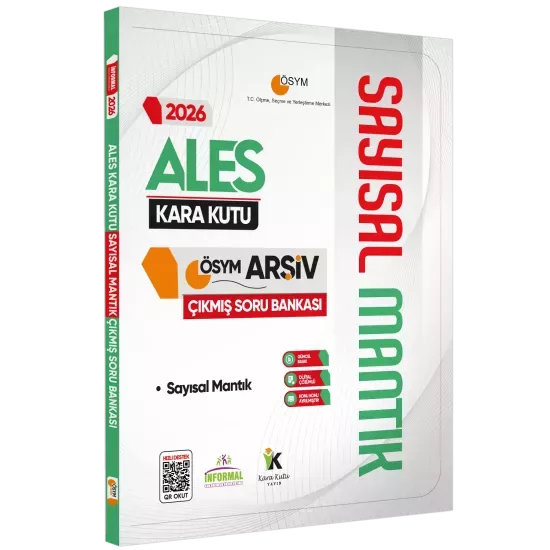 2026 ALES Kara Kutu Sayısal ve Sözel Mantık Set ÖSYM Çıkmış Soru Bankası Konu Özetli Dijital Çözümlü