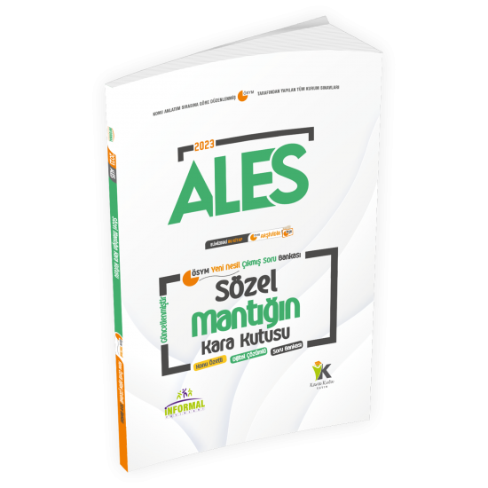 ALES Sözel Mantık Kara Kutu Konu Özetli Dijital Çözümlü ÖSYM Çıkmış Soru Havuzu Bankası