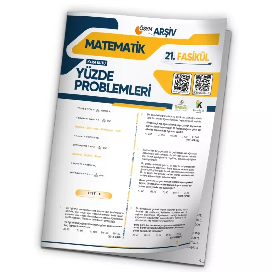 2025 ALES Matematik Yüzde Problemleri ÖSYM Çıkmış Soru Bankası Modüler Set Çözümlü 21.Fasikülü