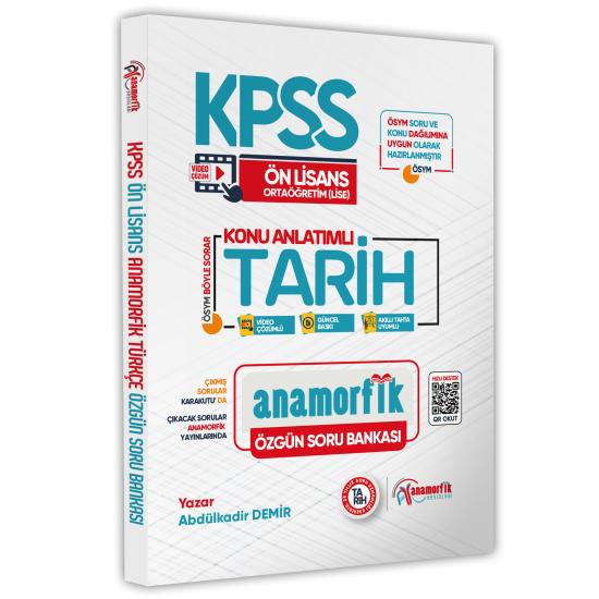 KPSS Ön Lisans-Ortaöğretim Anamorfik Tarih Konu Anlatımlı Özgün Soru Bankası Dijital Çözümlü