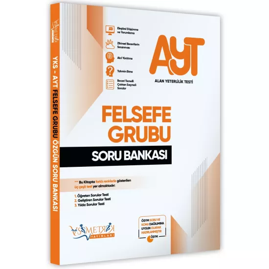 AYT FELSEFE GRUBU Özgün Soru Bankası Asimetrik Yayınları