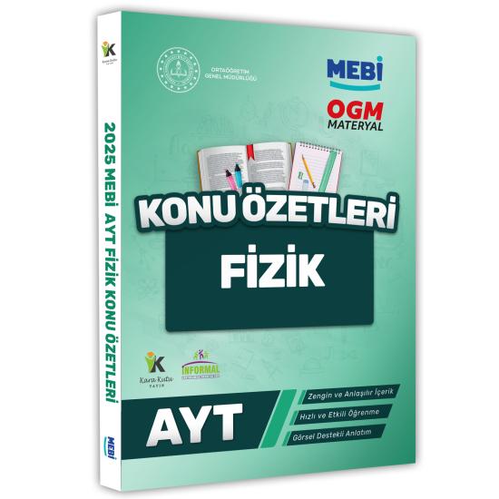 2025 YKS-AYT MEBİ-OGM Fizik Pratik Konu Özet Kitabı RENKLİ A4 Boyut Görsel Destekli