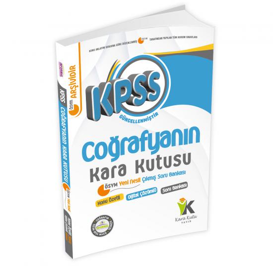 KPSS Coğrafyanın Kara Kutusu En Kapsamlı Konu Özetli Dijital Çözümlü Soru Bankası