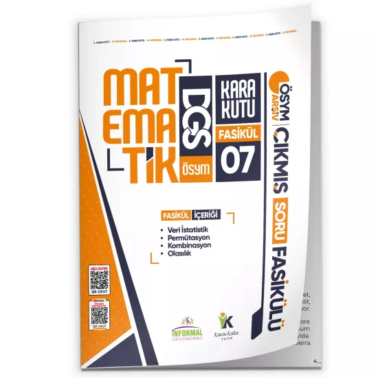2026 DGS Matematik Kara Kutu 7.Fasikül ÖSYM Çıkmış Soru Bankası PERMUTASYON-OLASILIK Modüler Set