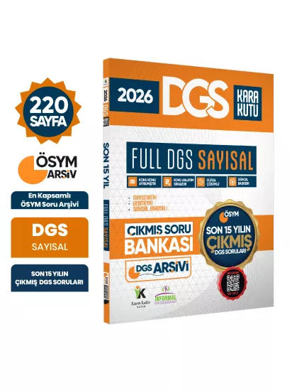 2026 FULL DGS SAYISAL ÖSYM Çıkmış Soru Bankası Son 15 Yıl Sadece DGS PDF/Video Çözümlü