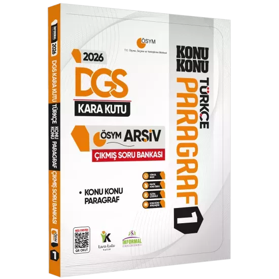 2026 DGS Türkçe Kara Kutusu Paragraf 3lü ALTIN SET ÖSYM Çıkmış Soru Bankası Konu Özetli Çözümlü 2026 DGS Türkçe Kara Kutusu Paragraf 3lü ALTIN SET ÖSYM Çıkmış Soru Bankası Konu Özetli Çözümlü
