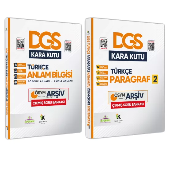 DGS Türkçenin Kara Kutusu Konu Özetli Dijital Çözümlü Soru Bankası Altın Set Paket