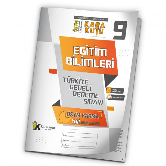 2025 KPSS EĞİTİM BİLİMLERİ ÖSYM Arşivi Karma Kara Kutu Çıkmış Soru TG D.Çözümlü Deneme 10/9.Kitapçık