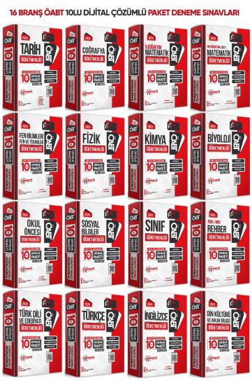 2024 ÖABT İNGİLİZCE Öğretmenliği 10lu Dijital Çözümlü Paket Deneme TG Anamorfik Yayınları
