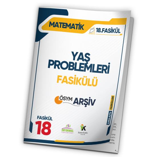  2025 KPSS Matematik Yaş Problemleri ÖSYM Çıkmış Soru Bankası Modüler Set Çözümlü 18.Fasikülü