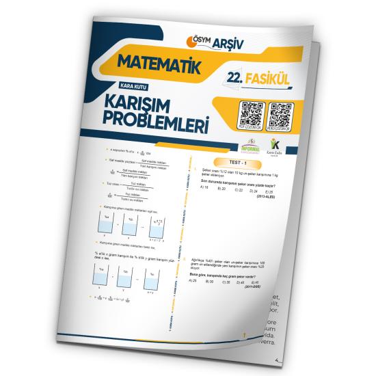 2025 KPSS Matematik Karışım Problemleri ÖSYM Çıkmış Soru Bankası Modüler Set Çözümlü 22.Fasikülü